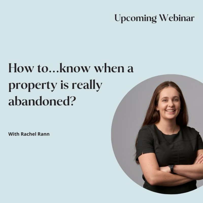 How to... know when a property is really abandoned?
